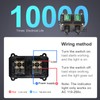 OELFFOW Waterproof On Off Toggle Switch Double Switch/Outlet with Green