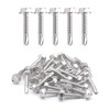 IMScrews 25pcs #10 x 1" Stainless Hex Washer Head Self