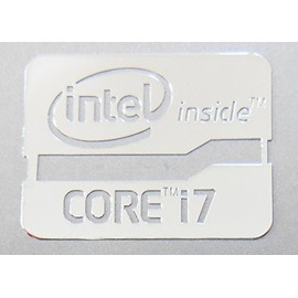 Intel Core i7 Inside Metal Sticker 16.5 x 21mm [647]