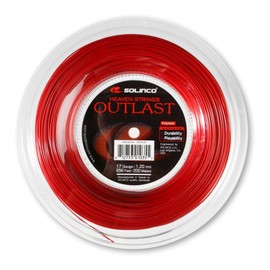 Solinco Outlast Tennis String Reel-Red-16L