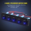 RUNCCI-YUN 12 V/24 V Switch Panel, 5 Gear, Car Toggle