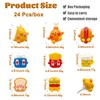 WINFA 24 Pack Cute Food Push Pins for Cork Board,