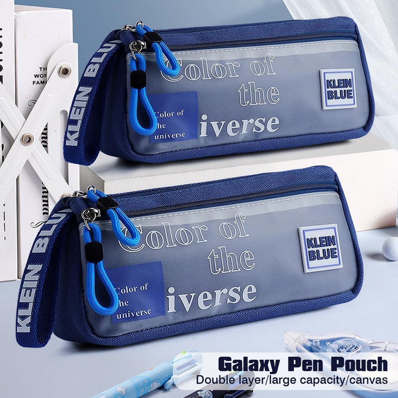 Large Capacity Pencil Case for School - Oxford Fabric Organizer