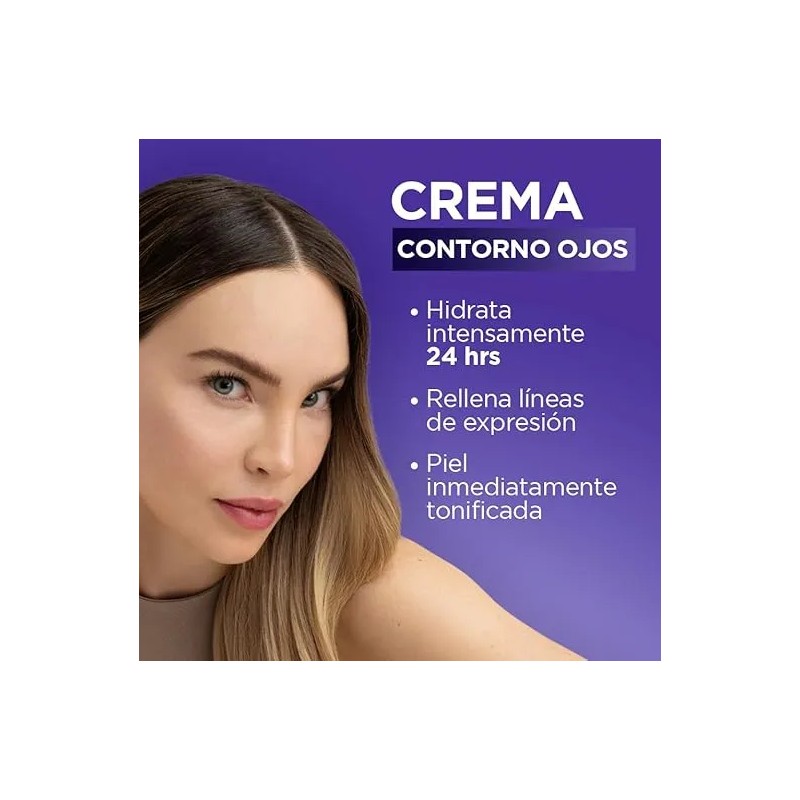 Oreal Paris Revitalift Ácido Hialurónico Contorno Ojos Hidrata Intensamente Rellena