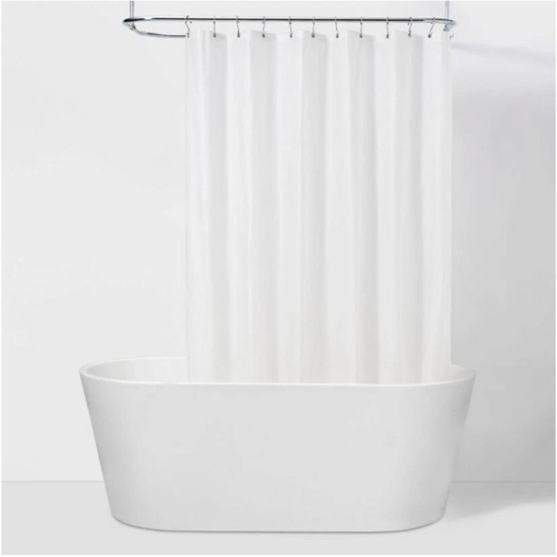 Made by Design 2-Pack PEVA Shower Liner Medium Weight 71"x71"
