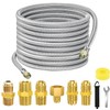 36 FT Propane Hose Extension-High Pressure Braided Gas Line Hose