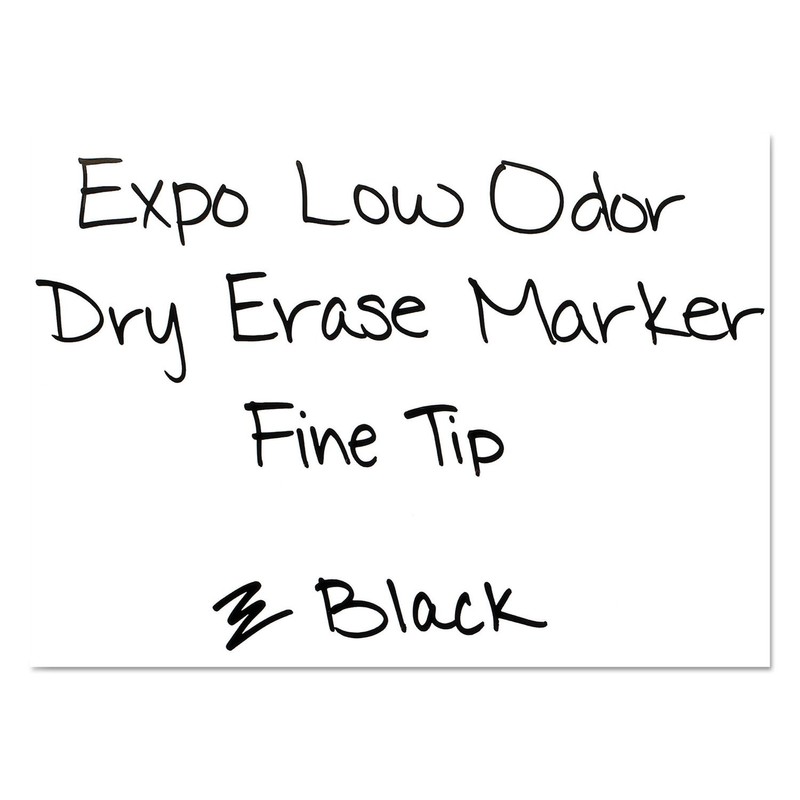 Expo Dry Erase Markers, Fine Tip, Black, 36/Pack (1921062)
