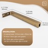 LukLoy Fixed Glass Shower Panel Wall to Glass Support Bar,