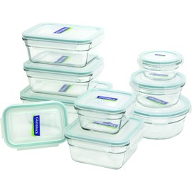 Glasslock 18-Piece Assorted Oven Safe Container Set