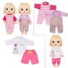 Alive - Ropa y accesorios para muñecas de bebé, 10