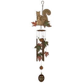 Sunset Vista Designs Babes Squirrel Wind Chime, 36 Pulgadas
