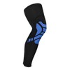2 Compression Springs Knee Stabilizers Black And Blue M