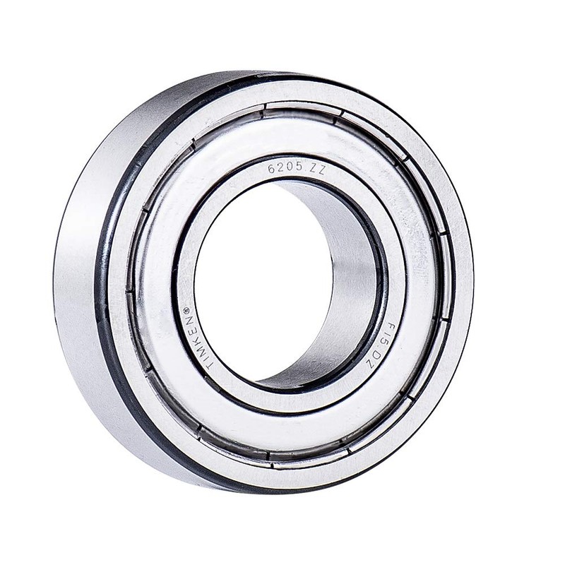 TIMKEN 6205-ZZ 2PACK Double Metal Seal Bearings 25x52x15mm, Pre-Lubricated and