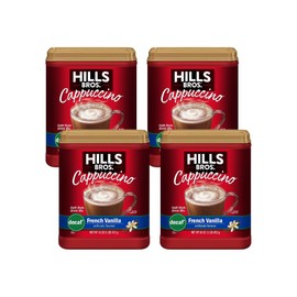 Hills Bros. Flavor Coffee (Decaf French Vanilla, 16 Ounce (Pack of 4))