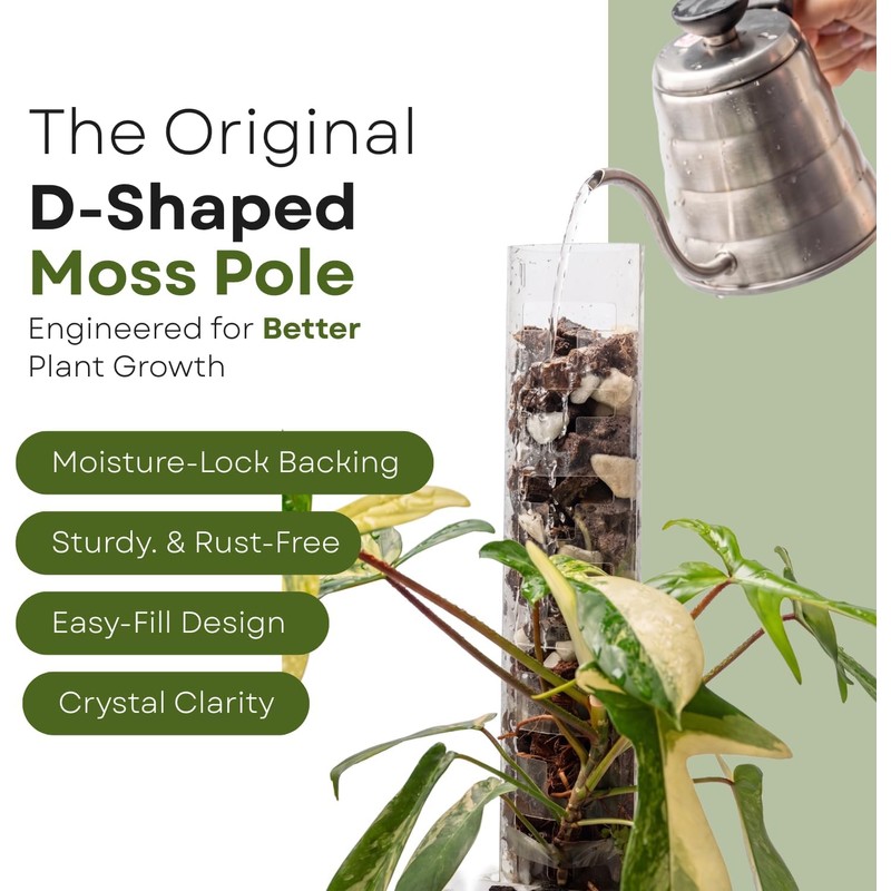THICCLY V3 Large GrowPole - Front Opening, Stackable Plastic Moss