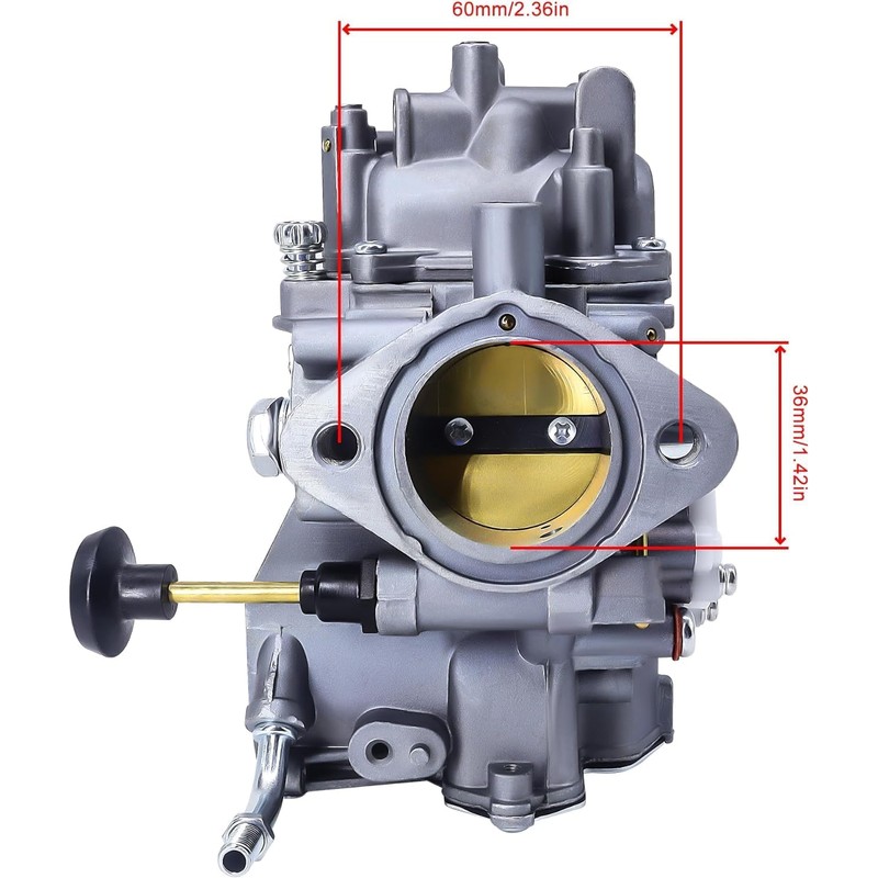 OXCANO YFM350 Carburetor and Intake Manifold Compatible with Yamaha Warrior