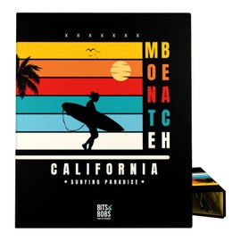 Grafoplás School Folder A4 | California Bits&Bobs Pop Up Design | 4 Mixed Rings 25 mm | FSC Certified | Soft Laminated | Perfect School Supplies