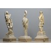 greekartshop Set of 3 Greco-Roman Goddess Artemis Demeter Statue Sculpture