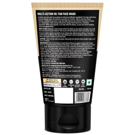 Man Arden Daily Multi-Action De-Tan Face wash for Men | With Luxurious Blend Of Ubtan Turmeric + Saffron + Rose, 100 ml