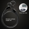 INTEKIN Bike U Lock Heavy Duty Bike Lock Bicycle Lock,