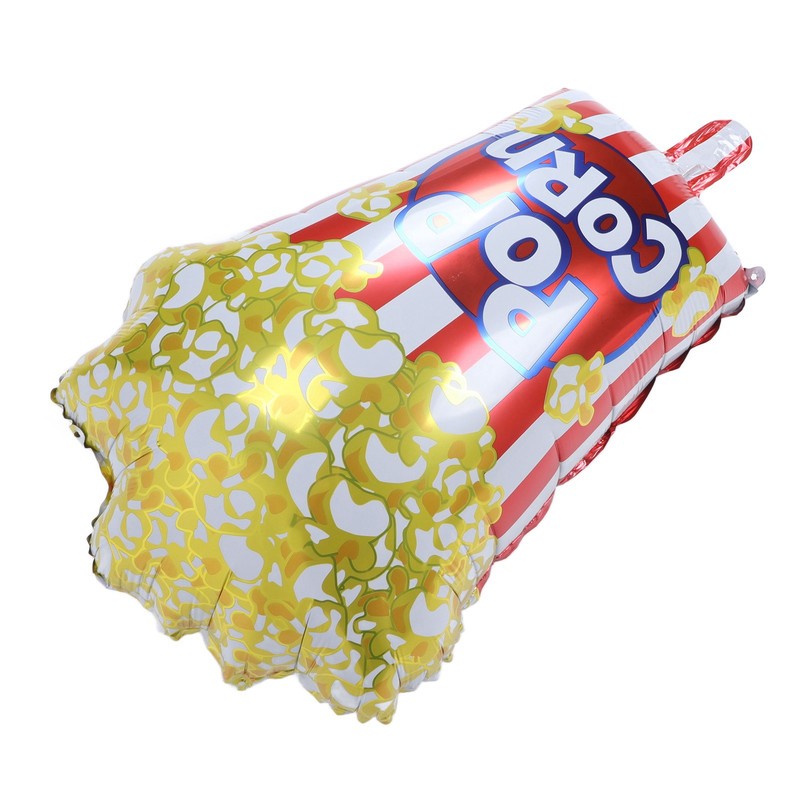 10pcs Popcorn Party Balloons Reusable Movie Theme Party Decoration Balloons