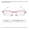 Blue Light Blocking Reading Glasses Fashionable Folding Multifocal Presbyopic Glasses(+200