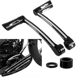 XMMT Pair Heel Toe Shift Lever Shifter Peg for Harley Touring FLT FLH Models 1997-2023，Black