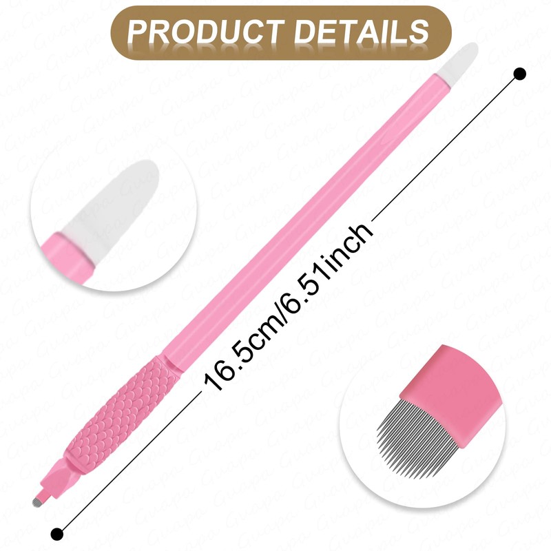 10PCS Disposable Microblading Eyebrow Pen – Nano Blade Tattoo Hand