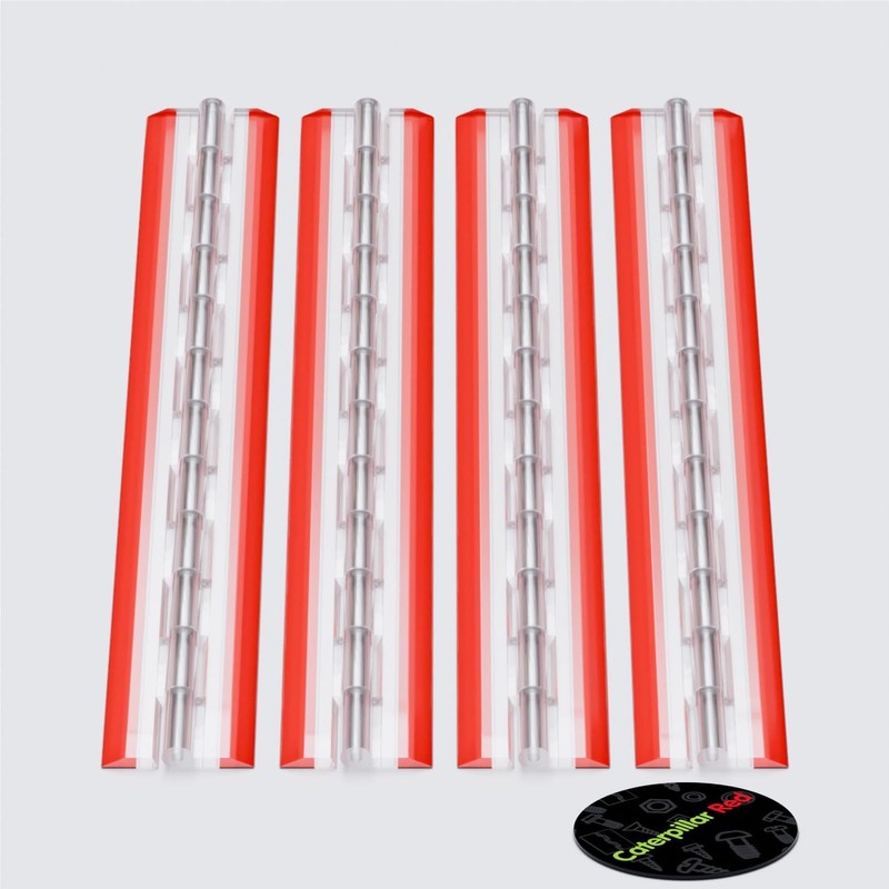 4X Acrylic Hinges - No Glue Required. Transparent Clear Plastic