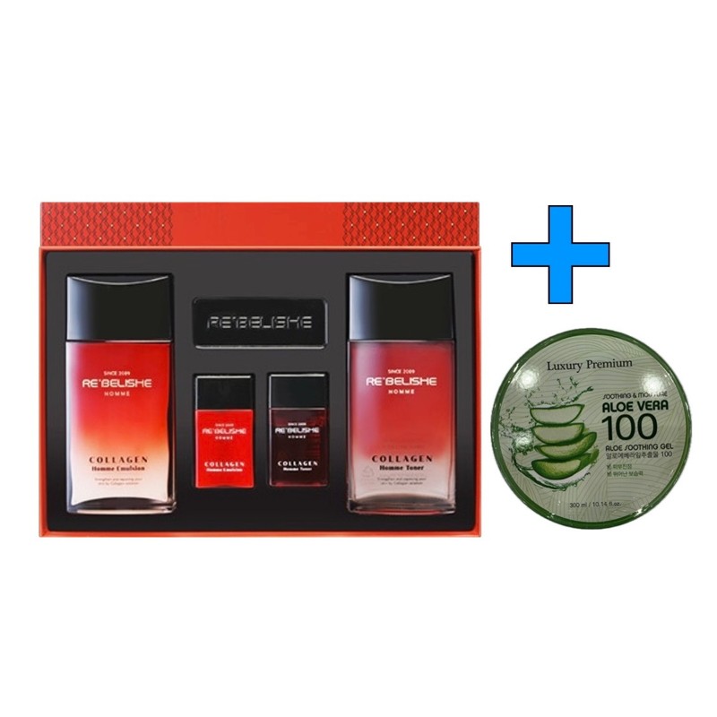 Le Bellish Collagen Homme 2-piece set + Aloe Vera Soothing