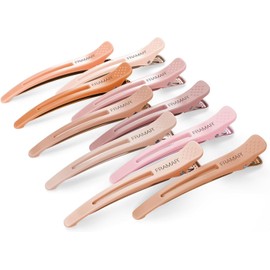 Framar Pinzas para el cabello neutrales, paquete de 10, pinzas para el cabello profesionales para seccionar el cabello, pinzas para el cabello de salón para seccionar el cabello, pinzas para el cabello, pinzas para el cabello, pinzas para cortar el cabell