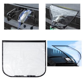 OULIGET EV Charger Port Cover,Electric Car Charger Plug Cover Outdoor Waterproof Winter Snow Rain UV All Weather Protection,EV Car Charger Suitable for Steel Bodied Electric Vehicles.