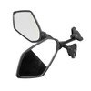 Pair Motorcycle Rearview Mirrors Black Visibility Replacement for Honda CBR