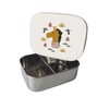 kikadu Lunch Box Rabbit Rosé – Children's Tableware, BPA-Free, with