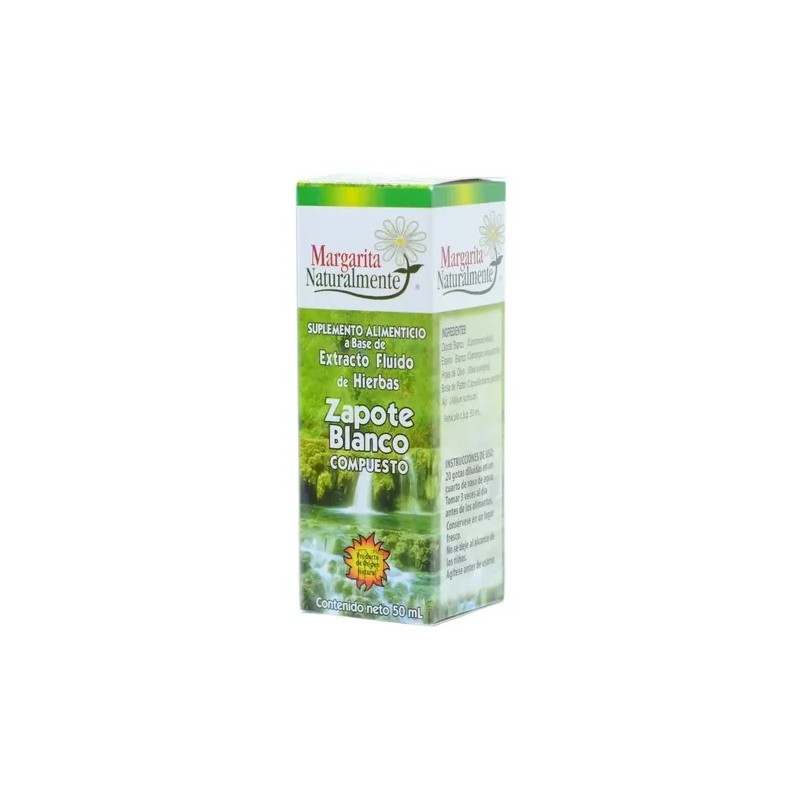 Zapote Blanco Compuesto Extracto 50ml Margarita Naturalmente