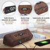 Modern Clock Radio - Double Alarm - 2 USB Charging