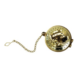 OKAYTI Gold Moon Tea Infuser - Stainless Steel Tea Strainer for Loose Leaf, Fine Mesh Strainer for Smooth Brewing