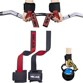RUGNADOO Straps para Gym, MuñEqueras Gym Mujer Y Hombres, Agarre Ajustable, Maximiza Tu Agarre En Barras Y Mancuernas, para Gym Levantamiento De...   