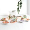 Quid Kaleido Bamboo Ceramic Snack Board, 23 x 19.5 x