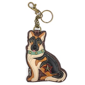 Chala German Shepherd Key Fob Coin Purse, German Shepherd Lover