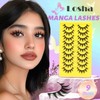 Losha Lashes Spiky Manga Lashes Wispy Anime False Eyelashes 9