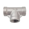 LOZOME 1-1/2" Stainless Steel Tee Female NPT Threaded T Shaped