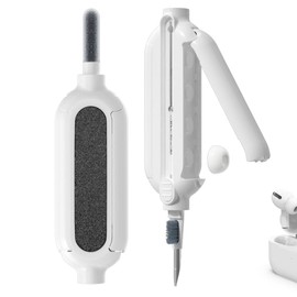 SAYAFAN 5 in 1 Cleaner Kit for AirPods 1 2 3 Pro/Pro 2, Cleaning Pen with Ear Tips Storage Box for AirPods Pro/2nd Generation, Electronic Cleaning Kit with Polishing Cloth (Excluding Ear Tips)