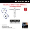 Dogotuls ST1072 Maneral tipo T 1/4" con matraca machuelo