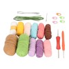 Crochet Starter Kit Educational Colorful DIY Craft Supplies Crochet Potted