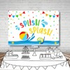 MEHOFOND 7x5ft Beach Ball Birthday Backdrop Summer Pool Party Splish