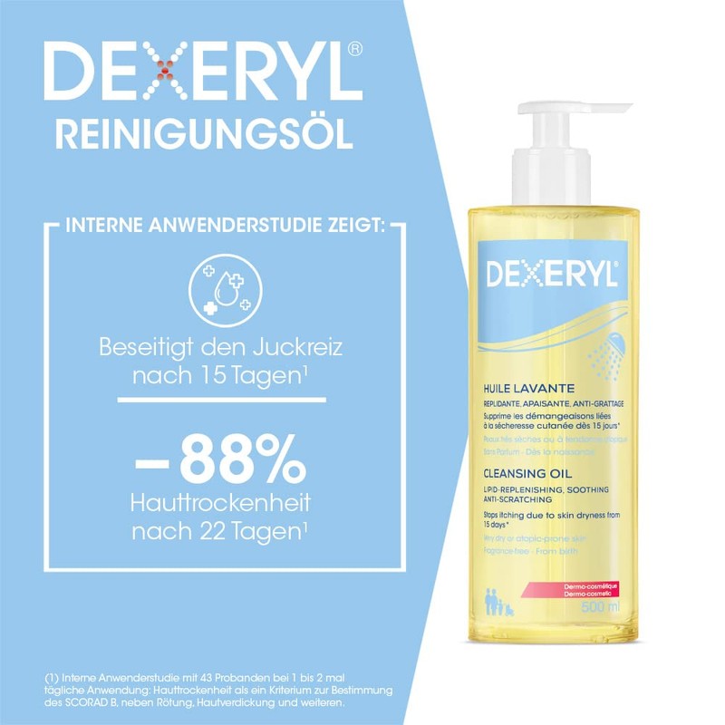 DEXERYL Cleansing Oil: Daily Cleansing of Body and Face, for