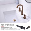TRUSTMI 2 Handle 8 Inch Widespread Bathroom Sink Faucet with