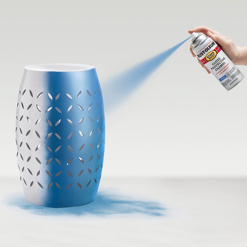 Rust-Oleum Rust-Oleum 7727830-6PK Stops Rust Spray Paint, 12 oz, Gloss