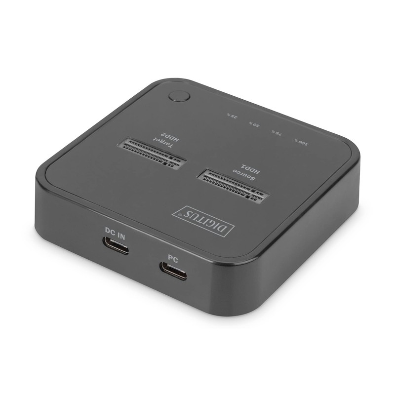 DIGITUS Dual M.2 NVMe SSD Docking Station - USB Type-C